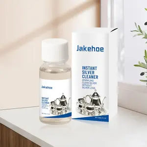 Jakehoe Silver Cleaner, Shine Enhancer for Various Home Use Silvers, Restores & Cleans Jewelry, Household Polishing Agent