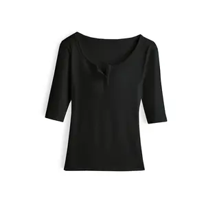 Rib Knit Henley