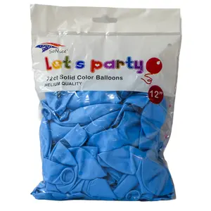Sonice 12" 72 Pcs Latex Balloons - Solid Color Balloons for Party Decoration