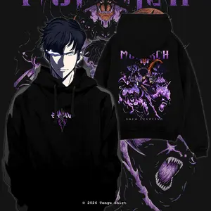 Shadow Monarch Sung Jin-Woo Graphic Tee Acid Washed, Dark Anime Streetwear Shirt, Solo Leveling Manga Merch, Vintage Washed Anime T-Shirt, Oversized Otaku Fashion Apparel, Viral Anime Shirt for Men & Women Fans