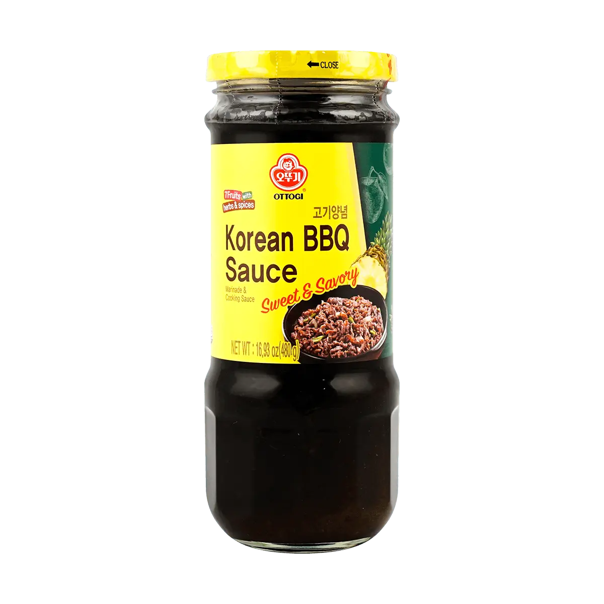 OTTOGI Korean BBQ Sauce Sweet & Savory 480g