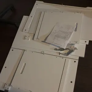 Segawe Durable Wooden Storage Chest Decorative with Safety Hinges Large 30-inch Storage Bench, Farmhouse Style Toy Box for Kids, White Organiser