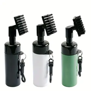Golf Club Cleaning Brush, Spray Bottle Brush, Multi-functional Ball Brush with Press for Cleaning Grooves of Club Heads, Golf Cleaning Supplies, Golf Accessories