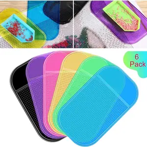 Diamond Art Painting Accessories Set, Diamond Painting Kit, Anti-Slip Tool & Sticky Mat Tray, Universal Mount Holder, 5.6x3.3 Inch, Adult Craft Supplies