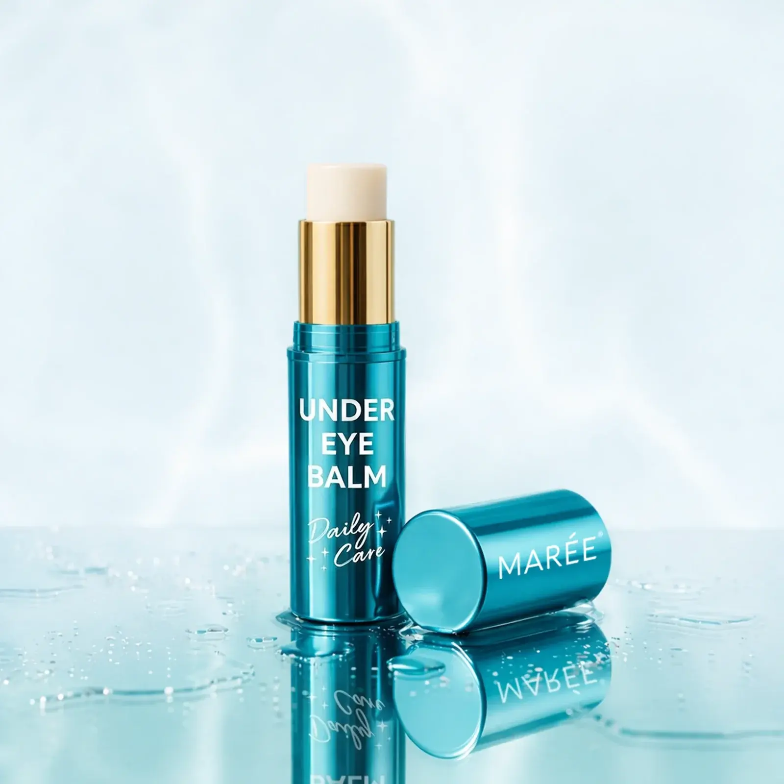 Under Eye Balm Stick MAREE with Retinol & Ceramide Complex - Daily Anti Aging Facial Moisturizer & Under Eye Balm for Dark Circles Comfort Intensive Eye Care Eye Creme