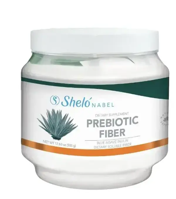 Sheló Nabel Prebiotic Fiber with Agave - Dietary Natural Supplement for Digestion Support in 500g