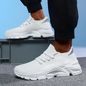 Men's Breathable Lightweight Running Shoes Non Slip Tennis Shoes,  Fashion Shoes Breathable Mesh Sneakers, Casual Simple Design Workout Gym Sneakers