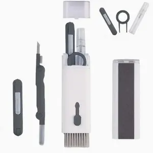 7-in-1 Cleaning Kit for Keyboard & Earphone & Screen, Multifunctional Cleaning Brush, Household Cleaning Tools for Earphone Phone Keycaps, Camera Cleaner