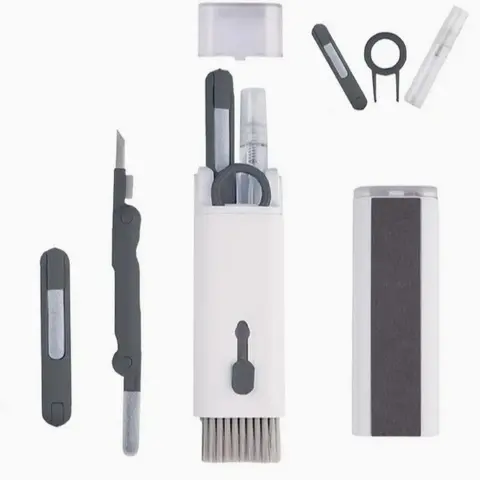 7-in-1 Electronic Cleaning Kit for Keyboard & Earphone & Screen, Multifunctional Cleaning Brush, Household Cleaning Tools for Earphone Phone Keycaps, Camera Cleaner, Laptop Cleaner, Electronic Gadgets, Electronic Gift Set