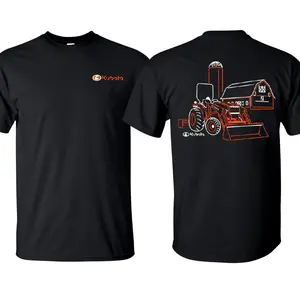 Kubota Tractor T-Shirt American Farm Wear Cotton Short Sleeve For Him For Her