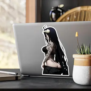 Albedo Overlord Sticker: Gothic Anime Waifu Vinyl Decal