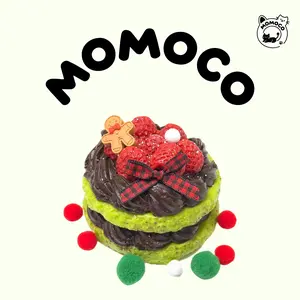 [MOMOCO Squishy Toy] 5 Pcs Christmas Limited Edition Squishy Toys: Pick 3 Out of 5 & Squishy Therapeutic Style Kawaii Fidget Stress Relief Gadget | Birthday/Party Favors | Holiday Atmosphere Decorations(Gingerbread Cake + Rice Ball + Snowman & More)