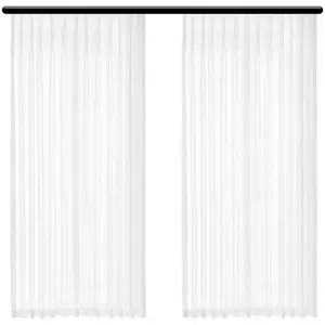 Mirror Veil Sheer Curtain Sun Shade Heat Insulation Light Transmission Bay Window