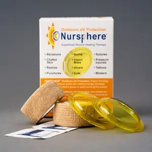 Nursphere Original Outdoors UV Protection Dome Bandages with Wound Tracker App
