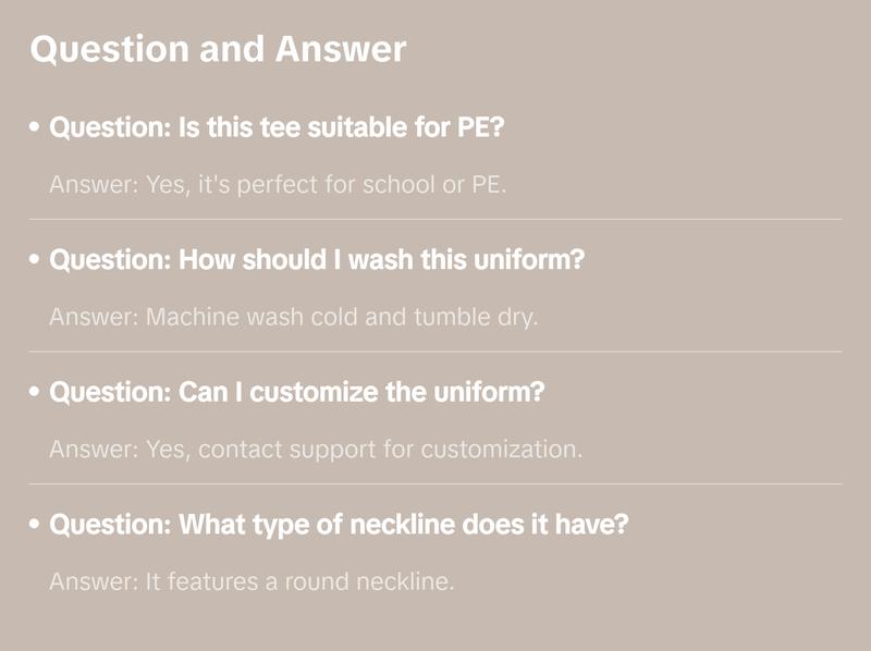 Girls Jersey Black Stripe Uniform Tee - Final Sale