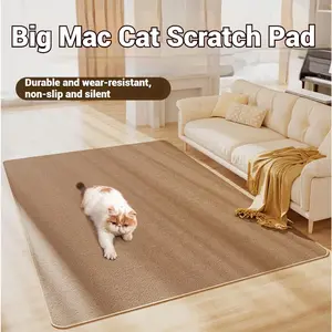 Cat Scratcher Mat, Cat Bed Carpet Mat, Horizontal Floor Cat Scratching Pads Rug, Anti-Scratch Cat Scratching Blanket Durable, Cat Furniture Protector for Couch & Carpets & Sofas