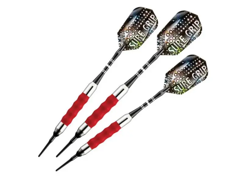 Viper 20-0007-20 20 g Sure Grip Darts Soft Tip Darts, Red