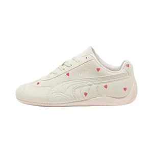 Puma Speedcat Amor 'Vapor Gray Jasmine Flower' Youth / Women's Perfect It Girl Fashion Footwear Walking Everyday Sneaker Shoe Girl