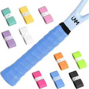 10 Pack Tennis Racket Grip Tape, Anti-Slip Tennis Overgrip, Precut Sweat-Absorbing Tennis Grip for Badminton, Pickleball, Tennis