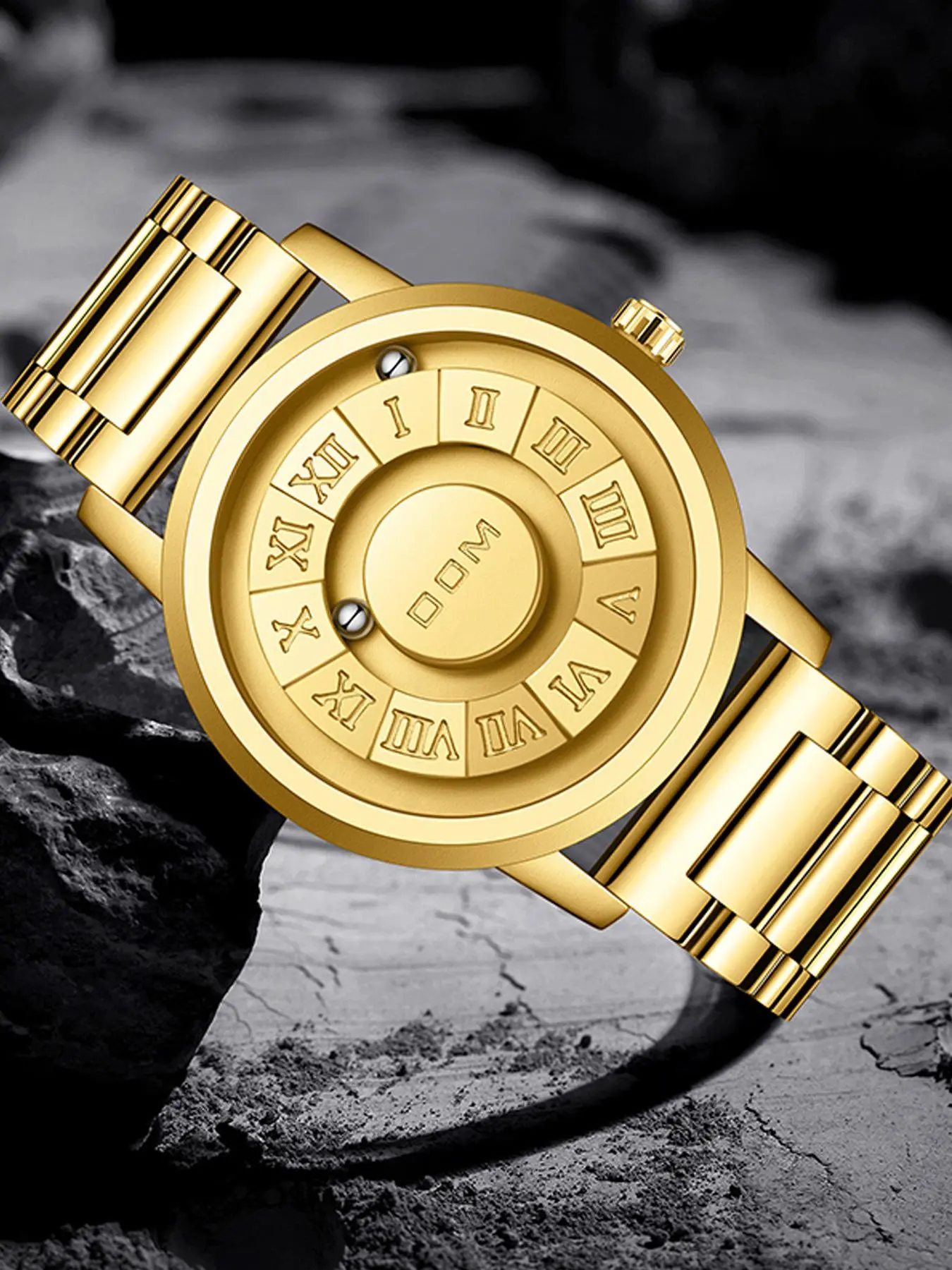 Men's Street Trend Round Dial Quartz Watch, Analog Watches, Casual Trendy Wristwatch, Trendy Wristwatch, Fashionable Watch for Men As Gift, Modern Fashionable Wristwatch, Analog Wristwatches