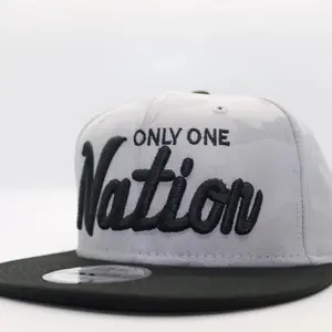 Only One Nation NEW ERA SILVER/BLACK CAMO SNAPBACK