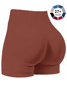 Women's High Waist Tummy Control Shapewear Yoga Shorts, Athletic Wear Shorts, Athleisure Shorts, Lightweight Workout Shorts, Breathable Fitness Shorts, Butt Lifting Scrunch Bootie Design for Running, Workouts, Gym & Casual Wear