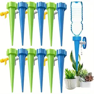 20pcs Self Watering Spike Set - Automate Your Garden's Irrigation with Adjustable Drip Water Device!