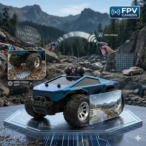 Cyber Truck RC Car with Camera, Real-Time Transmission Remote Control Toy, Ideal Birthday Gift for Kids, Electric Remote Control Car Toys for Tech Enthusiasts