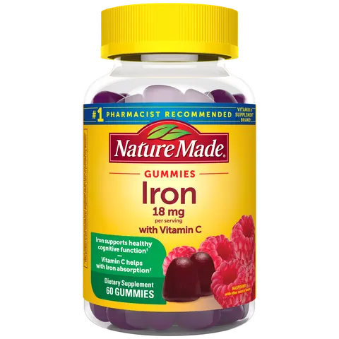 Iron 18 mg Gummies with Vitamin C
