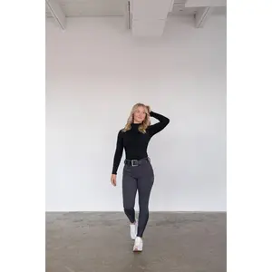 Heavyweight Zip Winter Breeches | Charcoal