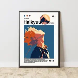 Haikyuu Poster, Hinata Design Poster, Manga Poster, Anime Poster, Haikyuu Print, Anime Gift