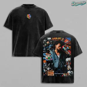 J. Cole - The Fall-Off Album Graphic High-quality, Soft Washed Cotton T-Shirt, Disc 29, Disc 39 Hip-Hop Shirt, The Fall-Off Album Jermaine Lamarr Cole Fan Graphic Tee, Dreamville Cole World Music Fan Merch Shirt