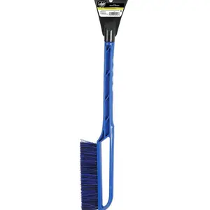 Snowbrush Ice Scraper - Blue Handle with Black Tip, Ideal for Winter Debris Removal