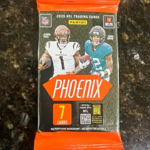 Panini Sports Trading Card Lot 2025 NFL Phoenix 7 Cards Official Panini NFL Trading Cards