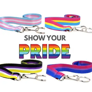 Pride Lanyards - LGBT+ Flags (Trans, Bi, Pan, Non-Binary, Lesbian, Asexual)
