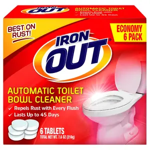 Iron Out Automatic Toilet Bowl Cleaner, 6 Tablets Iron Out