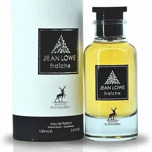 Maison Alhambra Jean Lowe Fraiche EDP 100ML (3.4OZ) Long Lasting, Woody, Floral, Fruity Fragrance.