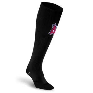 MLB Black Compression Socks, Los Angeles Angels