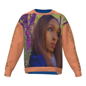 Pieces Of Confectionery By ShiKiKo. Sushi_Cooki3s: Fall Lavender Flower Sweatshirt, Long Sleeve Tops