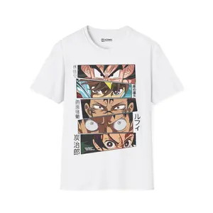 Anime Heros Unisex Softstyle T-Shirt