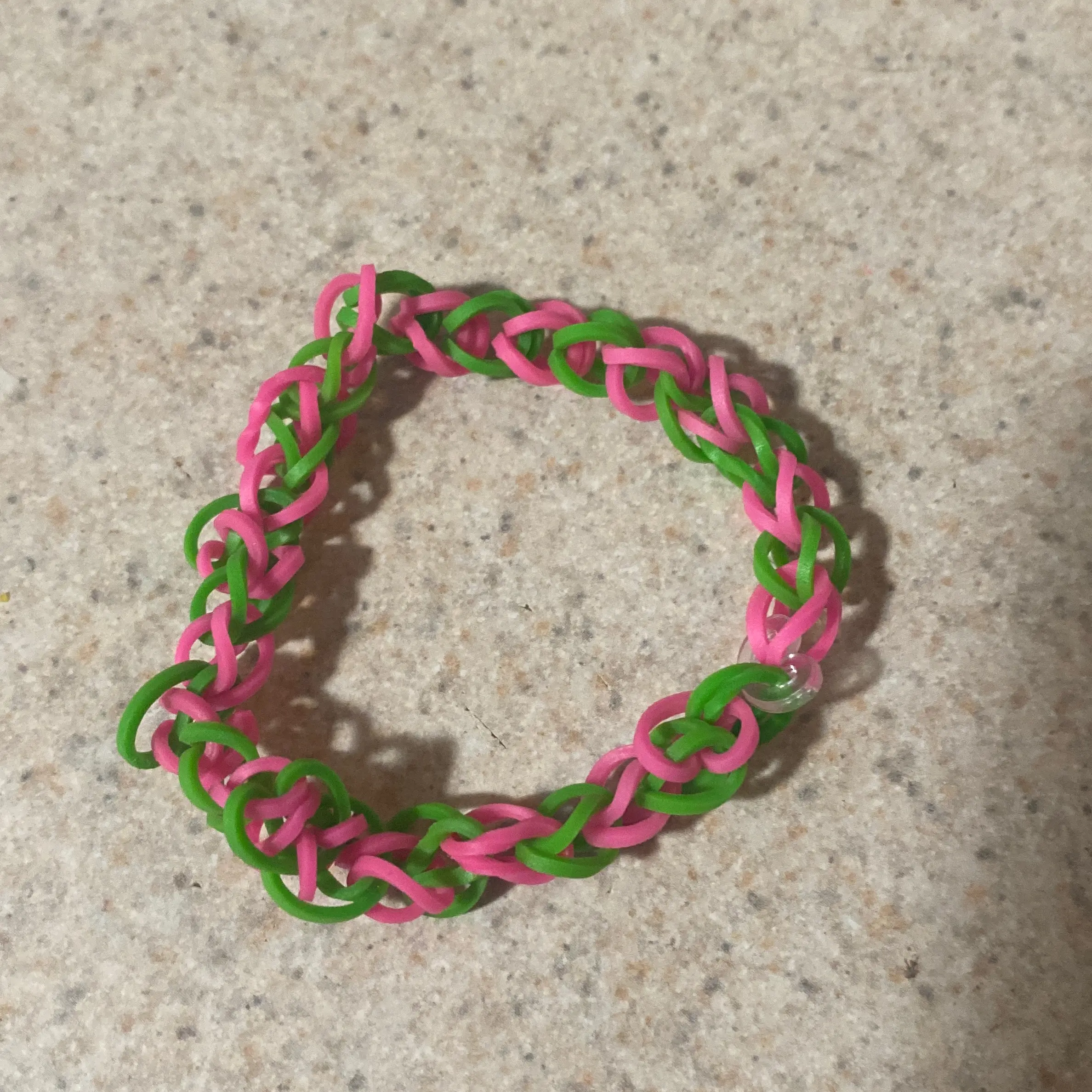 Slime themed loom bracelet
