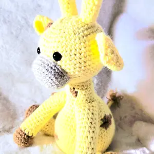 Little Giraffe Buddy – Handmade Crochet Toy