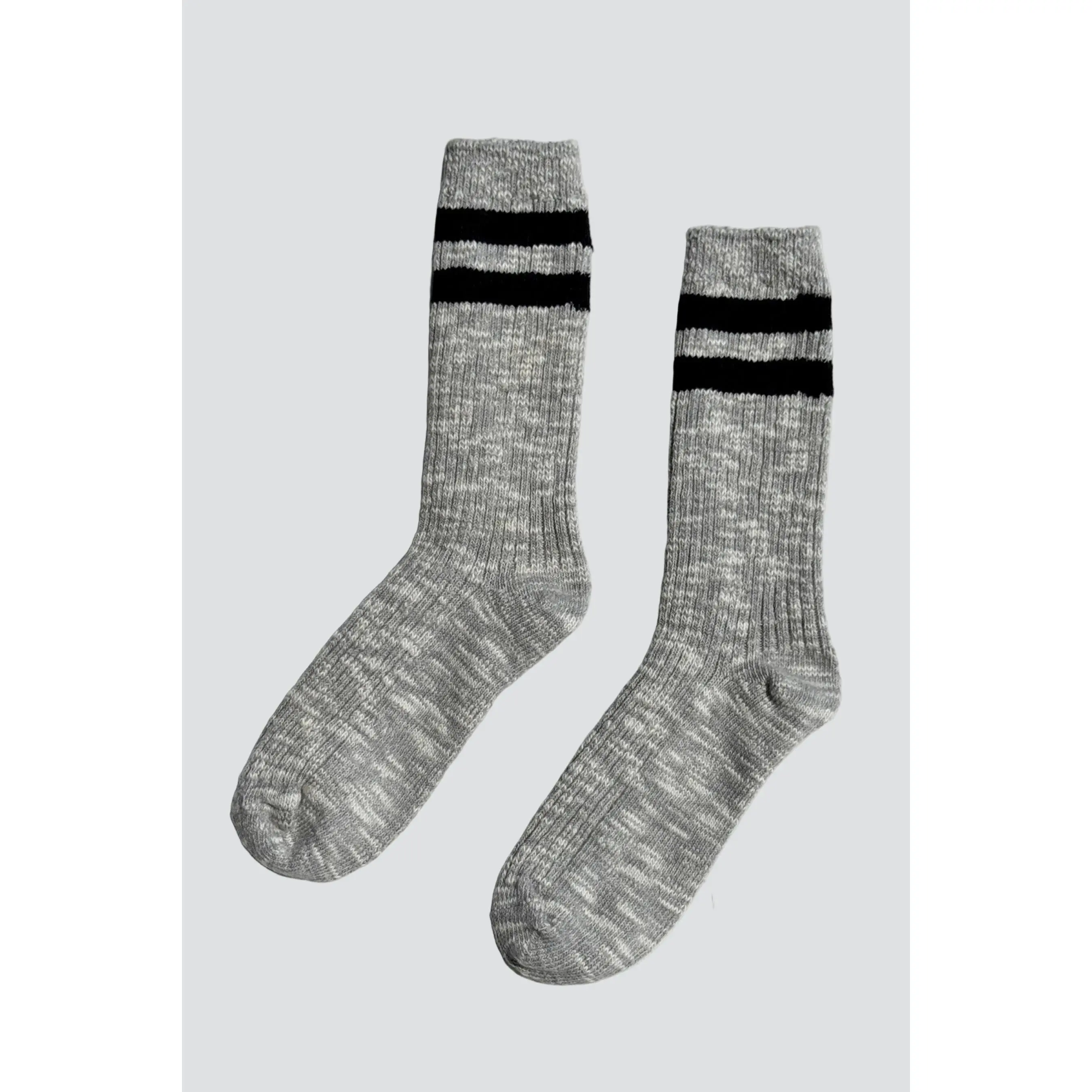 Grey Varisty Cottage Socks