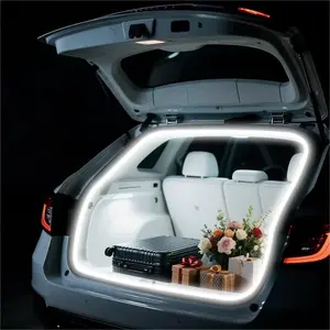 FCCEMC Car high brightness trunk lighting ambient light interior decoration LED wiring free automatic sensing tailgate light strip Led Tailgate Lights