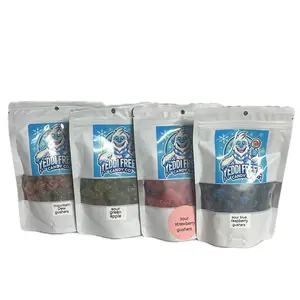 Bundle Deal Variety Pack - Sweet Sour Gushers - 4 Sweet and Sour Gummy Candies Snack - Blue Razz - Green Apple - Strawberry Blast - Mountain Dew