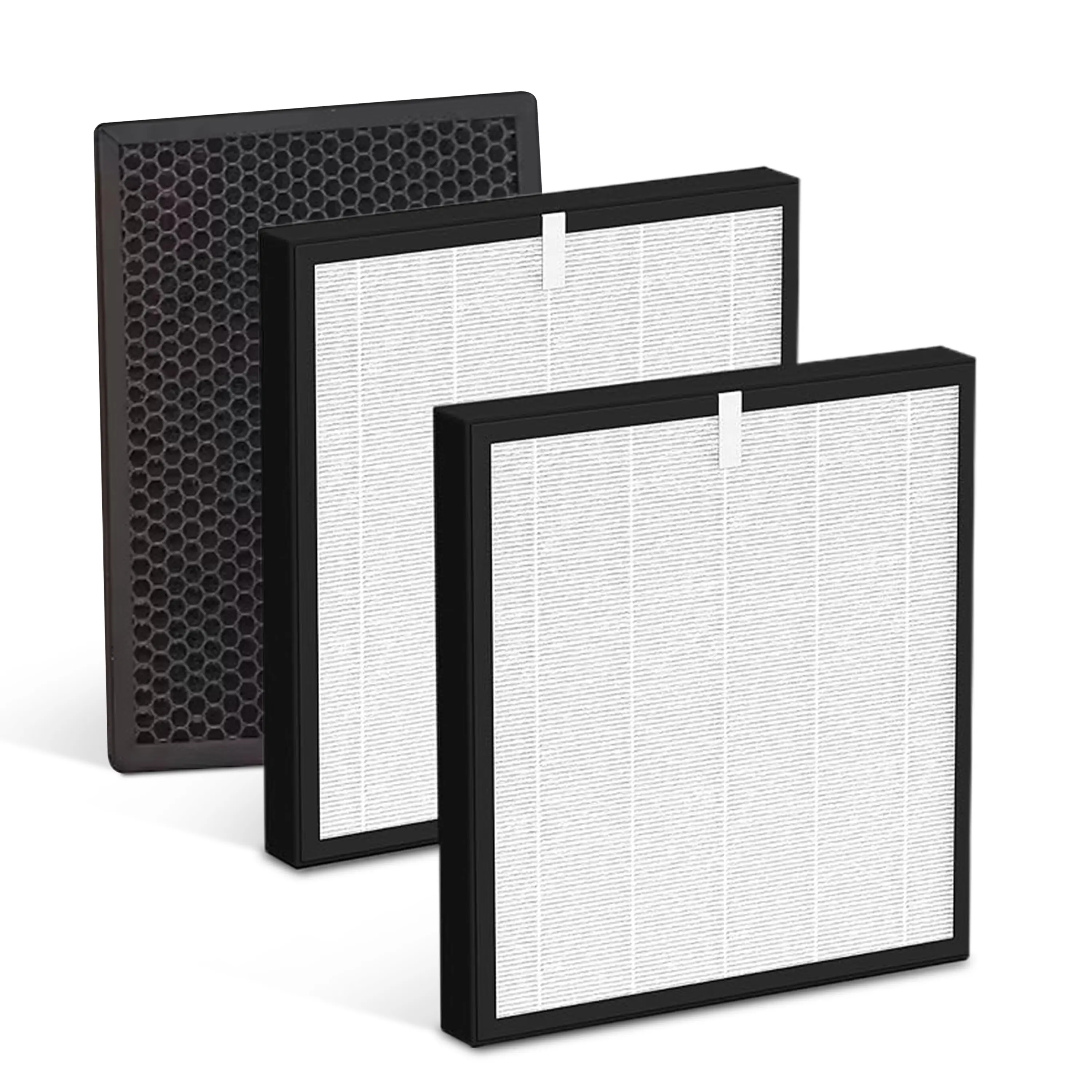 VIQTTA TZ-K2 Replacement Filter Compatible with ToLife Air Puri-Fier Filter TZ-K2-A, 3-in-1 H13 HEPA with Activated Carbon and Pre-Filter, 2 Pack