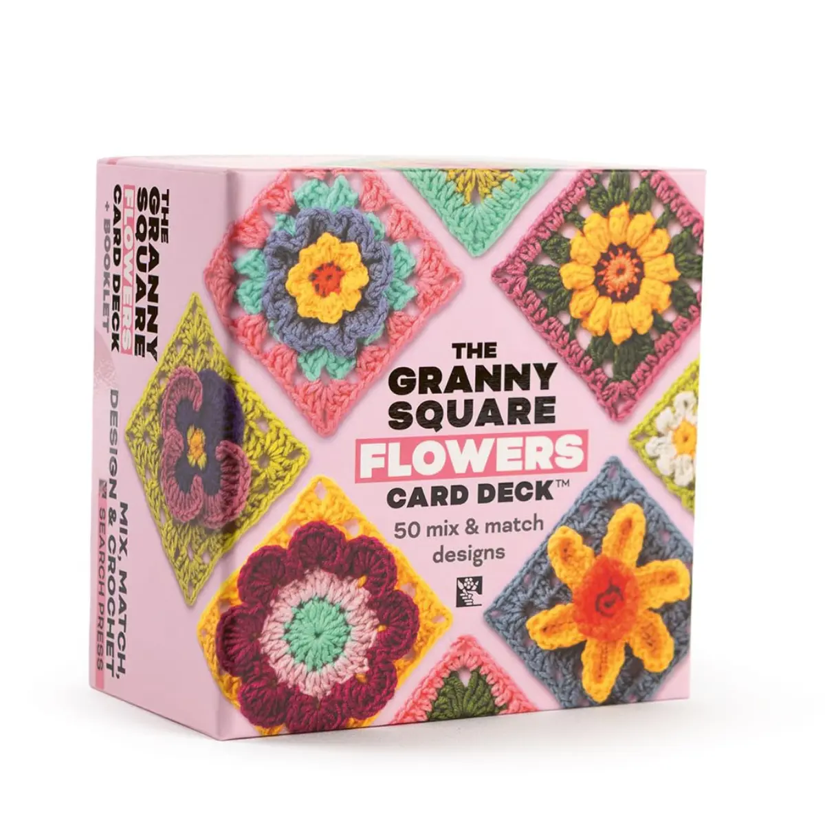 The Granny Square Flowers Card Deck – 50 Mix-and-Match Crochet Flower Designs, Creative Granny Square Patterns & DIY Craft Inspiration