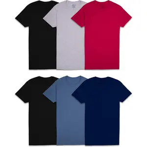 Fruit Of The Loom Mens Short Sleeve Crew T-Shirt 6 Pack