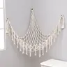 Plush Toy Net, Handwoven Rope Wall-Mounted Triangle Storage Basket, Hanging Basket, Wicker Basket for Living Room Bedroom Dormitory Home Organizer, Baskets for Organizing, Hangable, House Organizers, Maximize Space