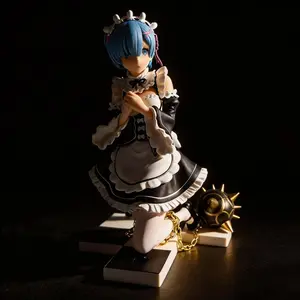 Anime Figure Rem - Re:Zero - Starting Life in Another World Collectible Model 15cm Desktop Decoration